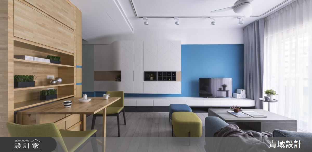 24坪中古屋(5~15年)＿現代風客廳餐廳案例圖片＿青域設計有限公司＿青域_12之9
