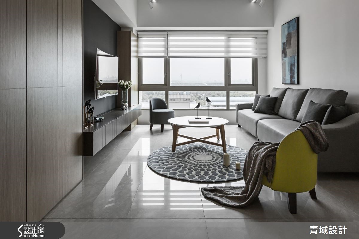 24坪中古屋(5~15年)＿現代風客廳案例圖片＿青域設計有限公司＿青域_15之5