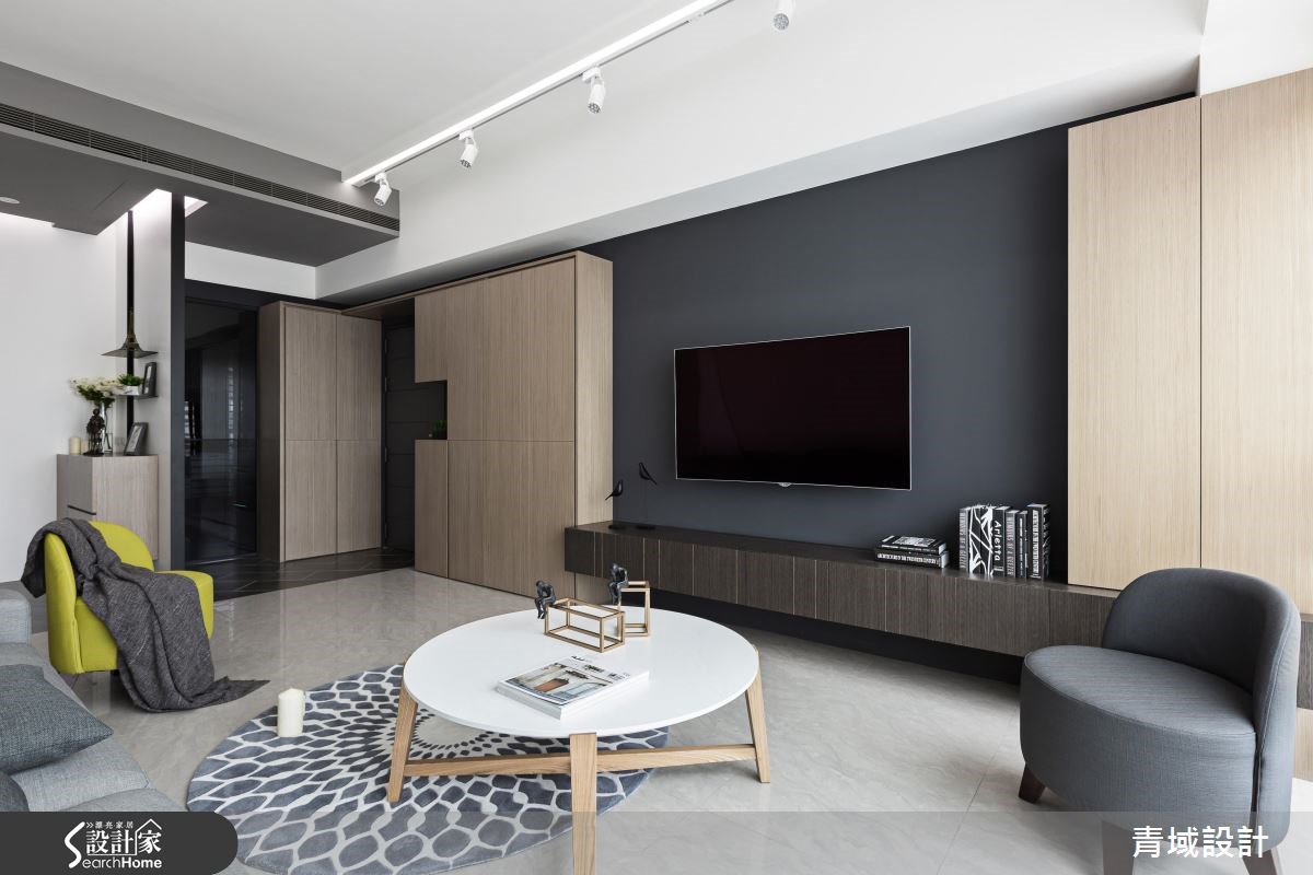 24坪中古屋(5~15年)＿現代風客廳案例圖片＿青域設計有限公司＿青域_15之7