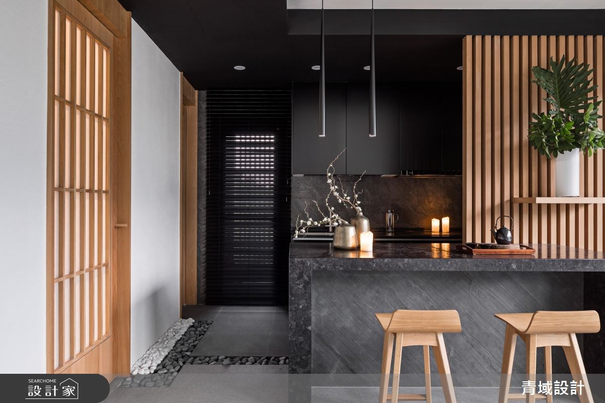 40坪新成屋(5年以下)＿人文禪風吧檯案例圖片＿青域設計有限公司＿青域_16之10