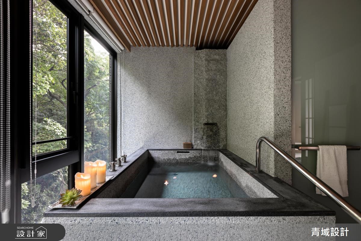 40坪新成屋(5年以下)＿人文禪風浴室案例圖片＿青域設計有限公司＿青域_16之20