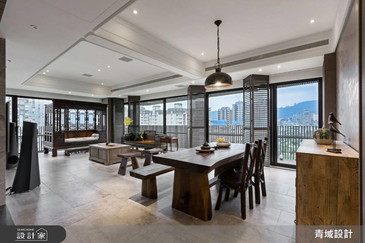 55坪新成屋(5年以下)＿現代風客廳餐廳案例圖片＿青域設計有限公司＿青域_17之5
