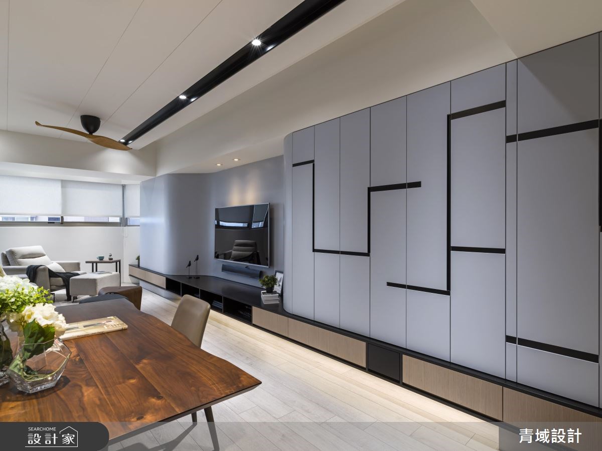 27坪老屋(16~30年)＿現代風客廳案例圖片＿青域設計有限公司＿青域_18之2