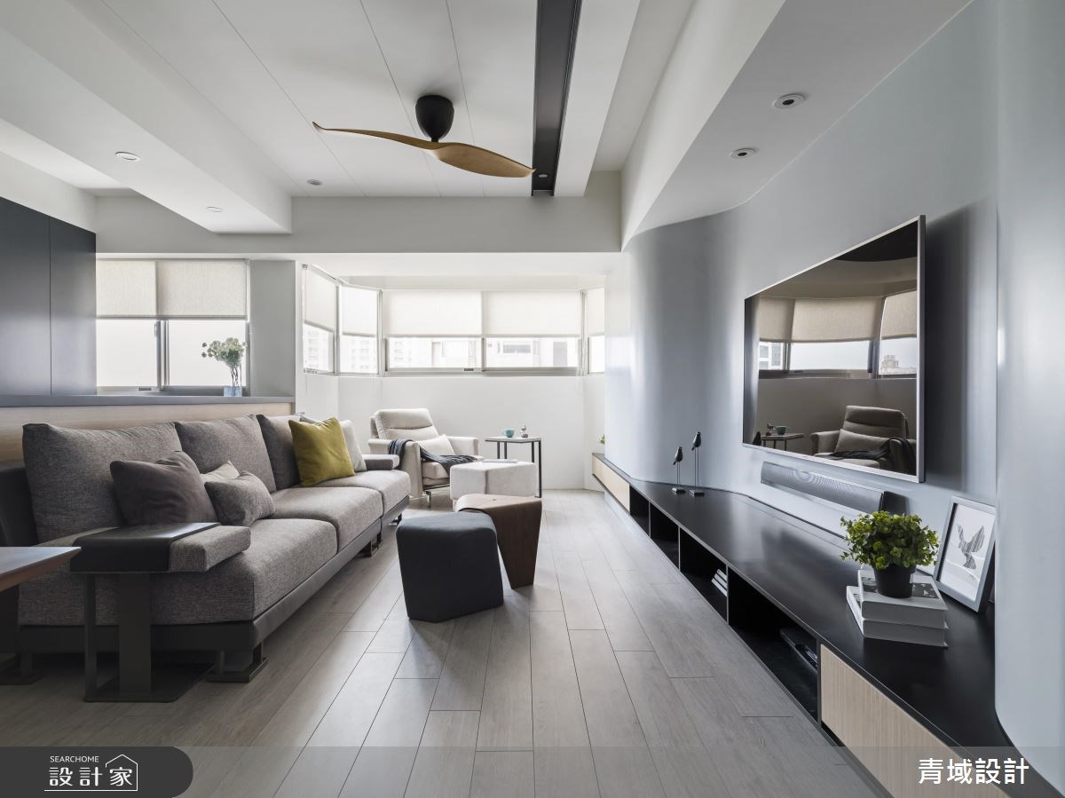 27坪老屋(16~30年)＿現代風客廳案例圖片＿青域設計有限公司＿青域_18之4