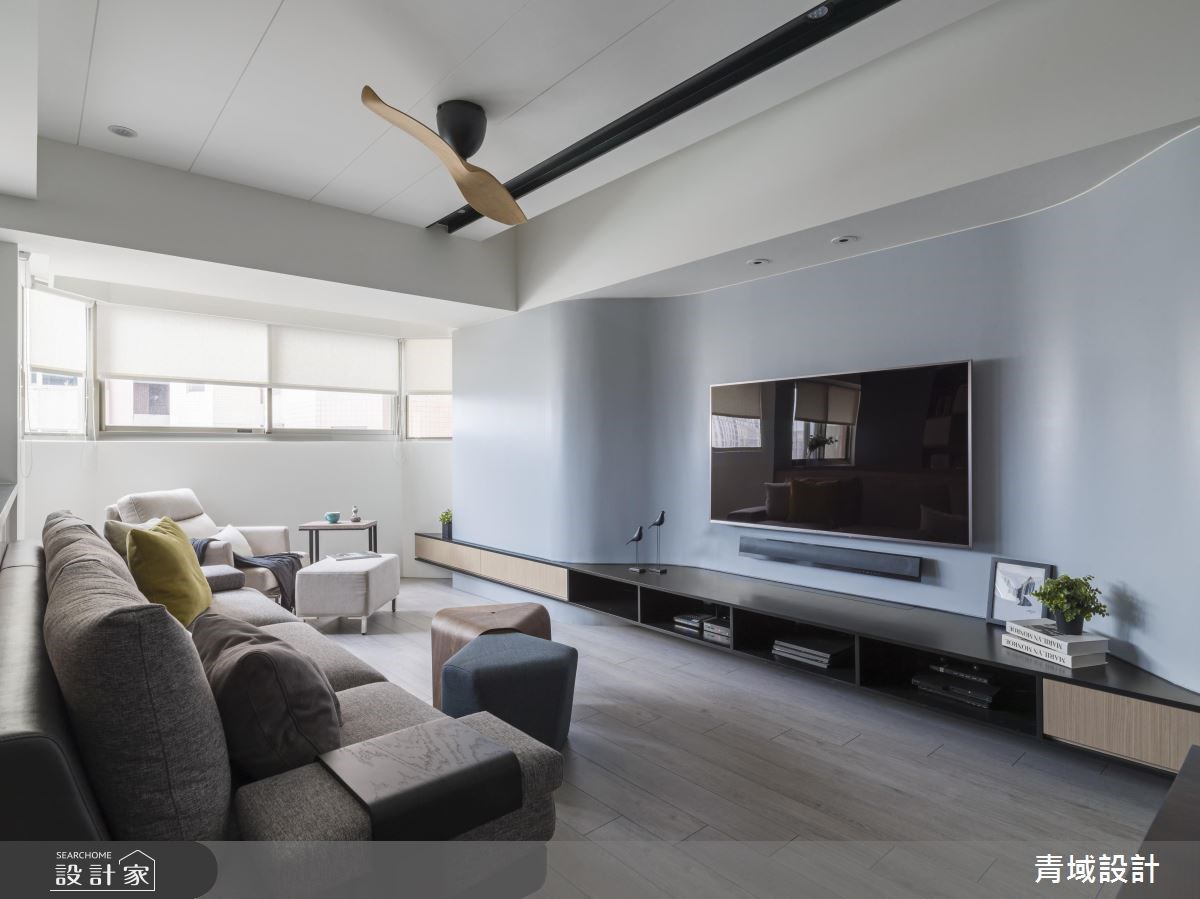 27坪老屋(16~30年)＿現代風客廳案例圖片＿青域設計有限公司＿青域_18之5