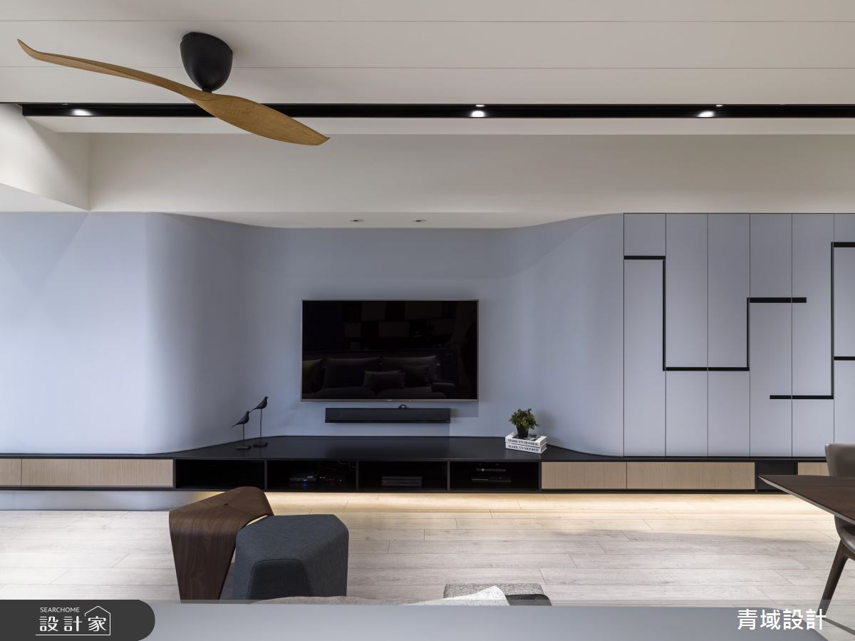 27坪老屋(16~30年)＿現代風客廳案例圖片＿青域設計有限公司＿青域_18之6