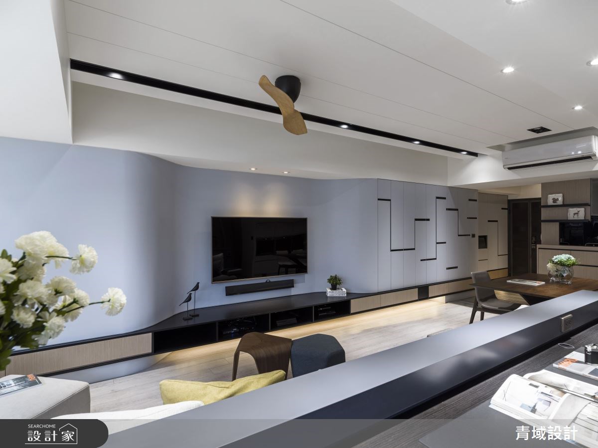 27坪老屋(16~30年)＿現代風客廳案例圖片＿青域設計有限公司＿青域_18之7