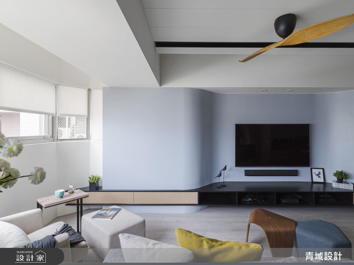 27坪老屋(16~30年)＿現代風客廳案例圖片＿青域設計有限公司＿青域_18之8