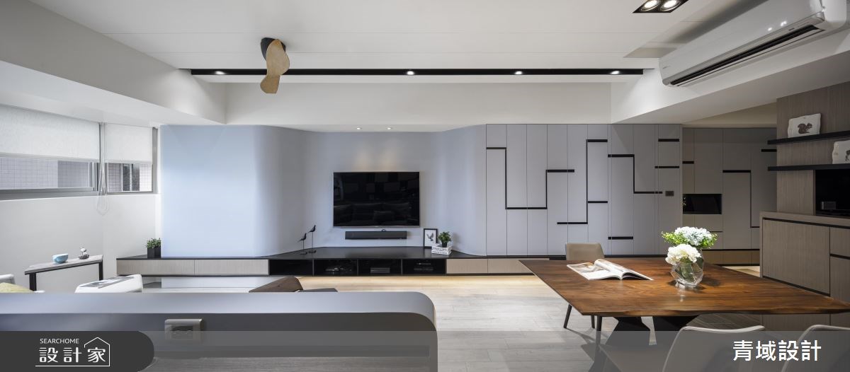 27坪老屋(16~30年)＿現代風客廳餐廳案例圖片＿青域設計有限公司＿青域_18之9