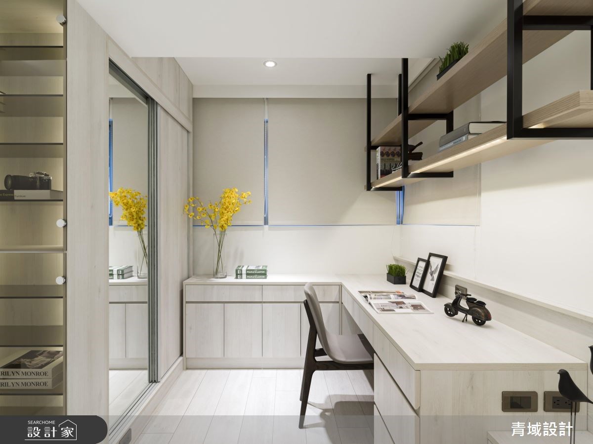 27坪老屋(16~30年)＿現代風書房案例圖片＿青域設計有限公司＿青域_18之21