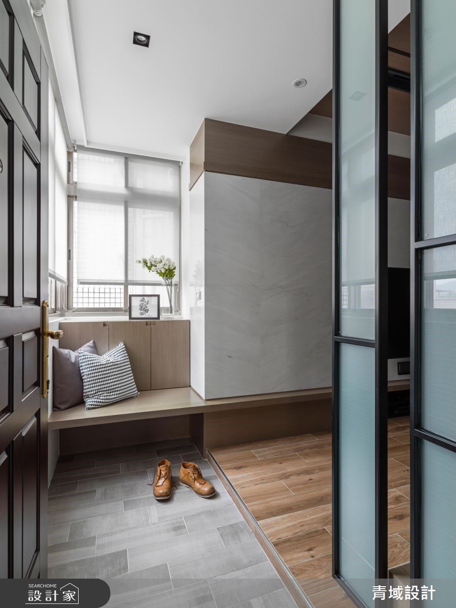 23坪中古屋(5~15年)＿現代風玄關案例圖片＿青域設計有限公司＿青域_19之1