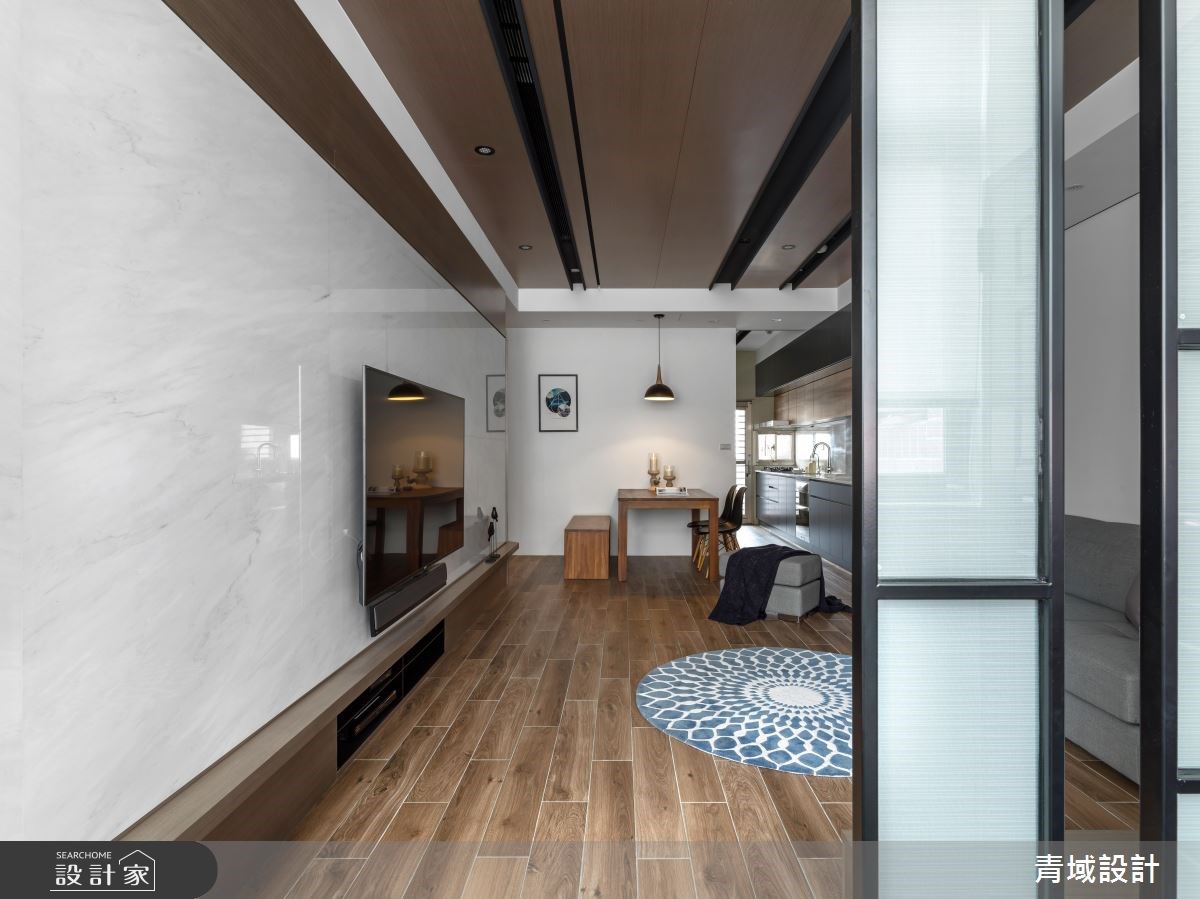 23坪中古屋(5~15年)＿現代風客廳案例圖片＿青域設計有限公司＿青域_19之2