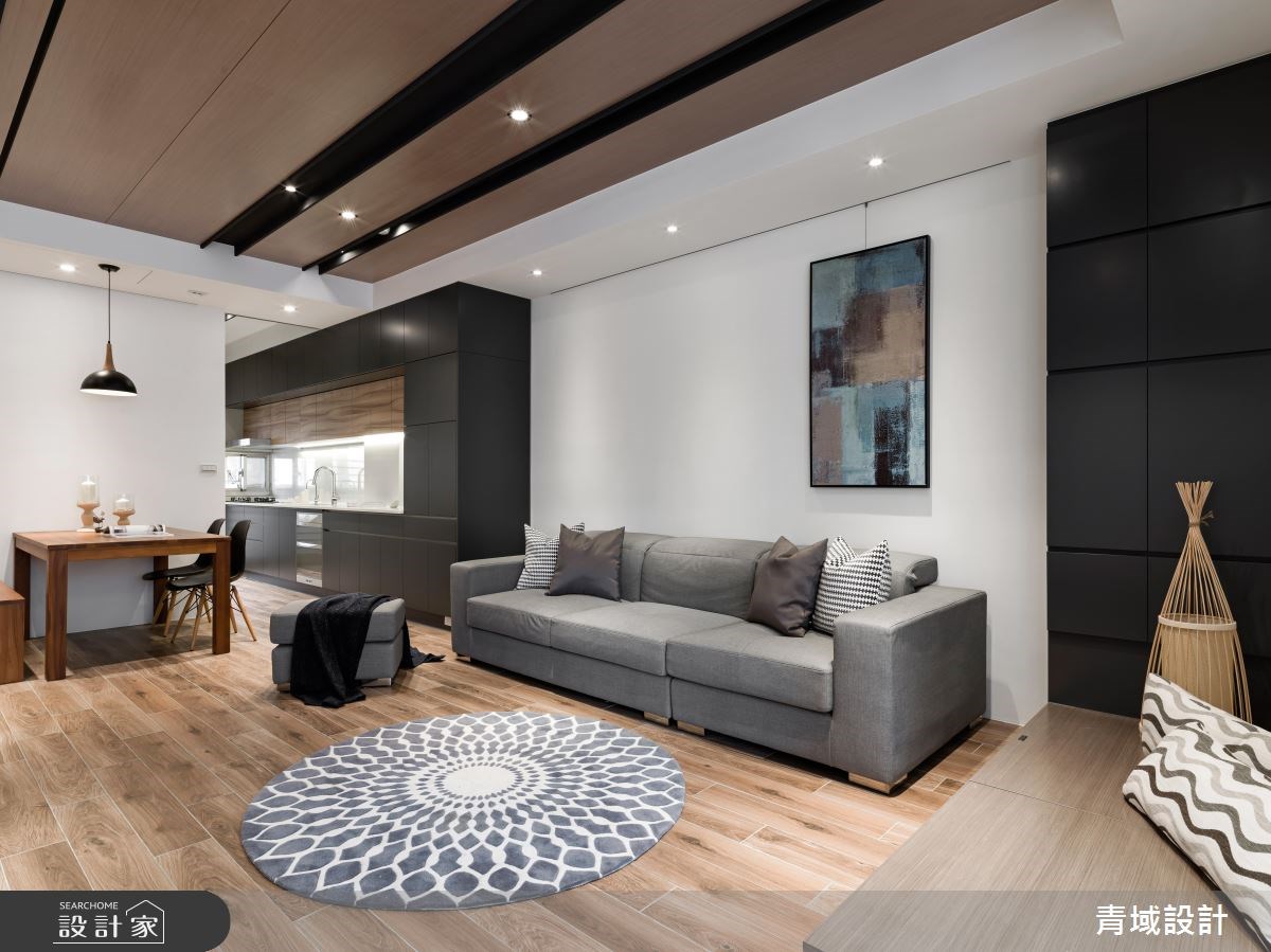 23坪中古屋(5~15年)＿現代風客廳餐廳廚房案例圖片＿青域設計有限公司＿青域_19之4