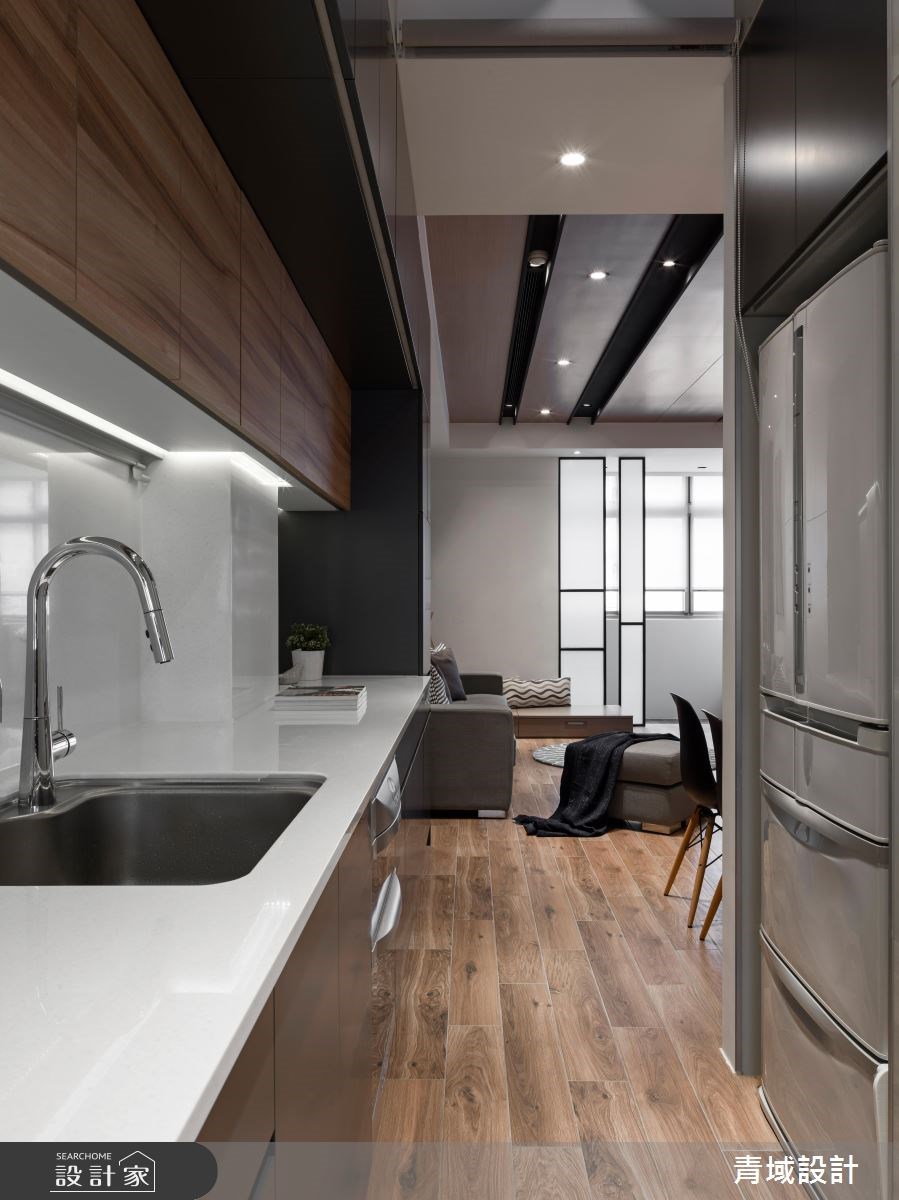 23坪中古屋(5~15年)＿現代風廚房案例圖片＿青域設計有限公司＿青域_19之16