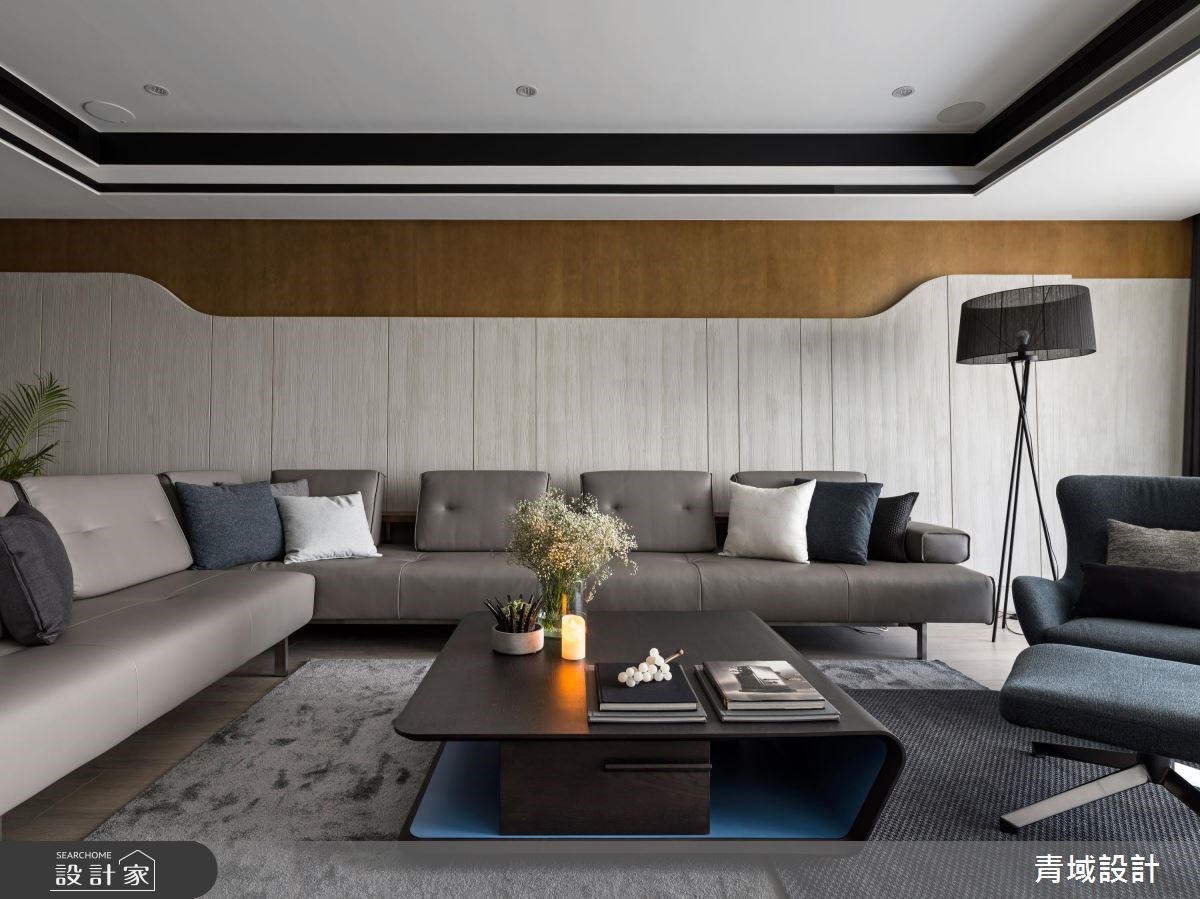 68坪新成屋(5年以下)＿混搭風客廳案例圖片＿青域設計有限公司＿青域_20之5