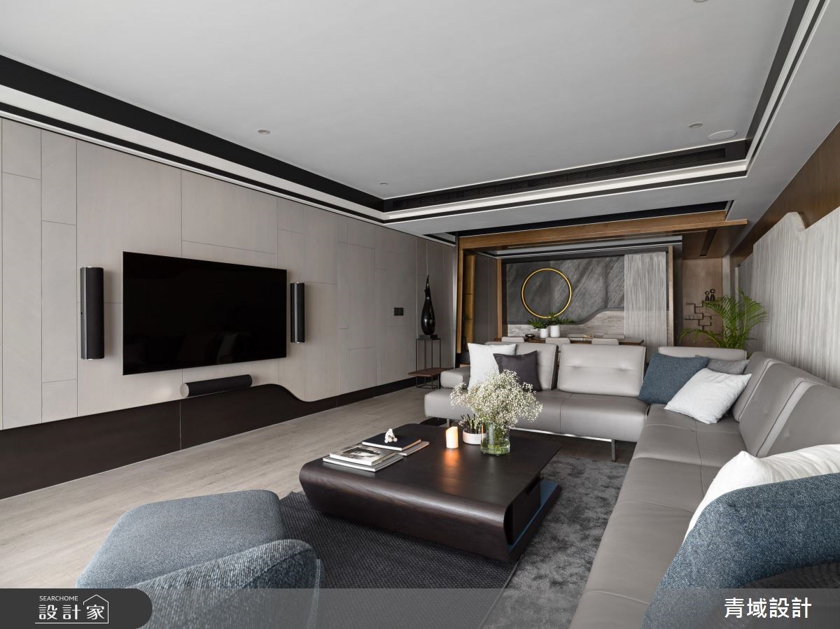 68坪新成屋(5年以下)＿混搭風客廳案例圖片＿青域設計有限公司＿青域_20之7