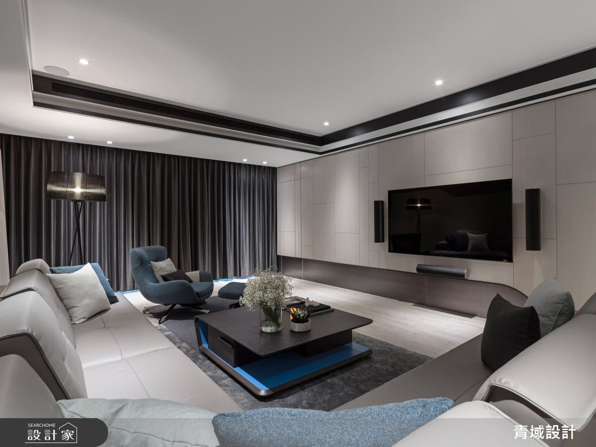 68坪新成屋(5年以下)＿混搭風客廳案例圖片＿青域設計有限公司＿青域_20之11