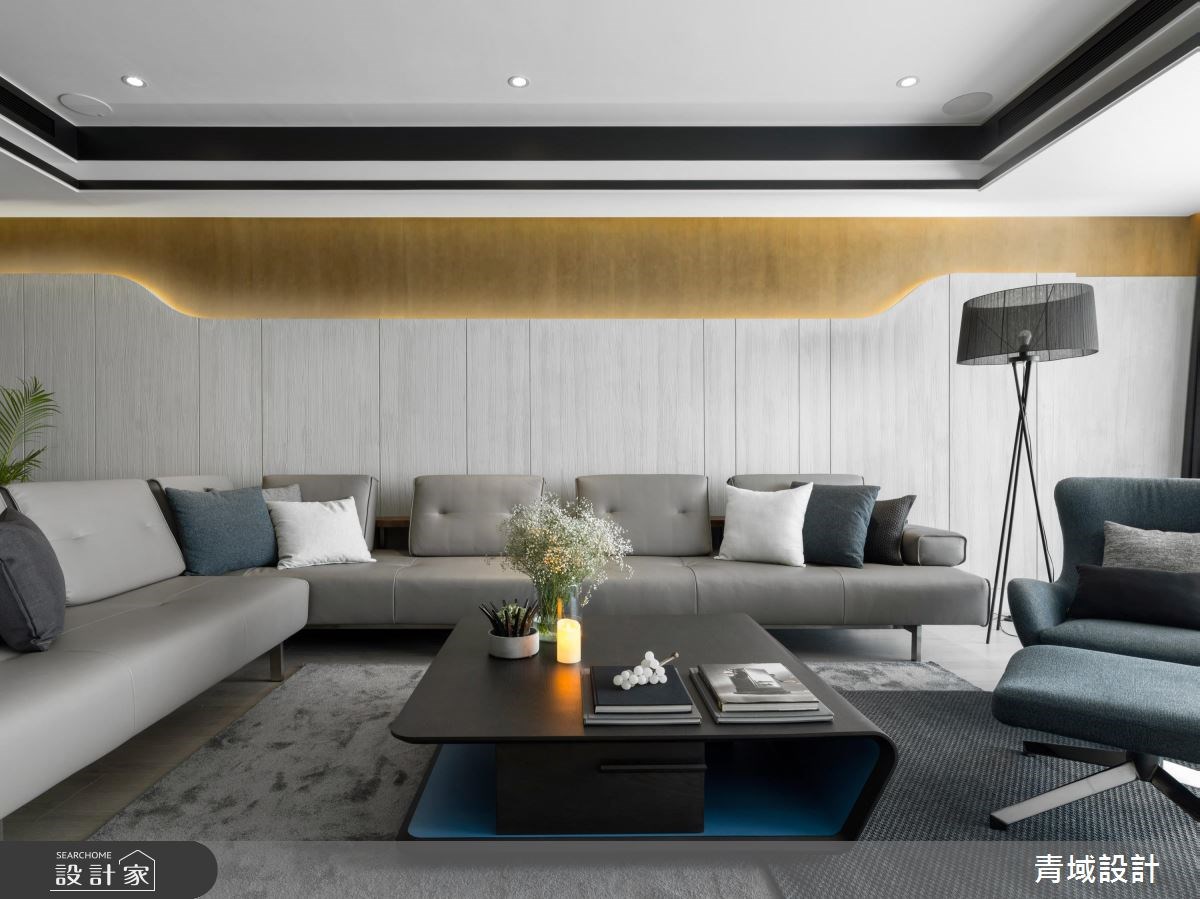 68坪新成屋(5年以下)＿混搭風客廳案例圖片＿青域設計有限公司＿青域_20之13