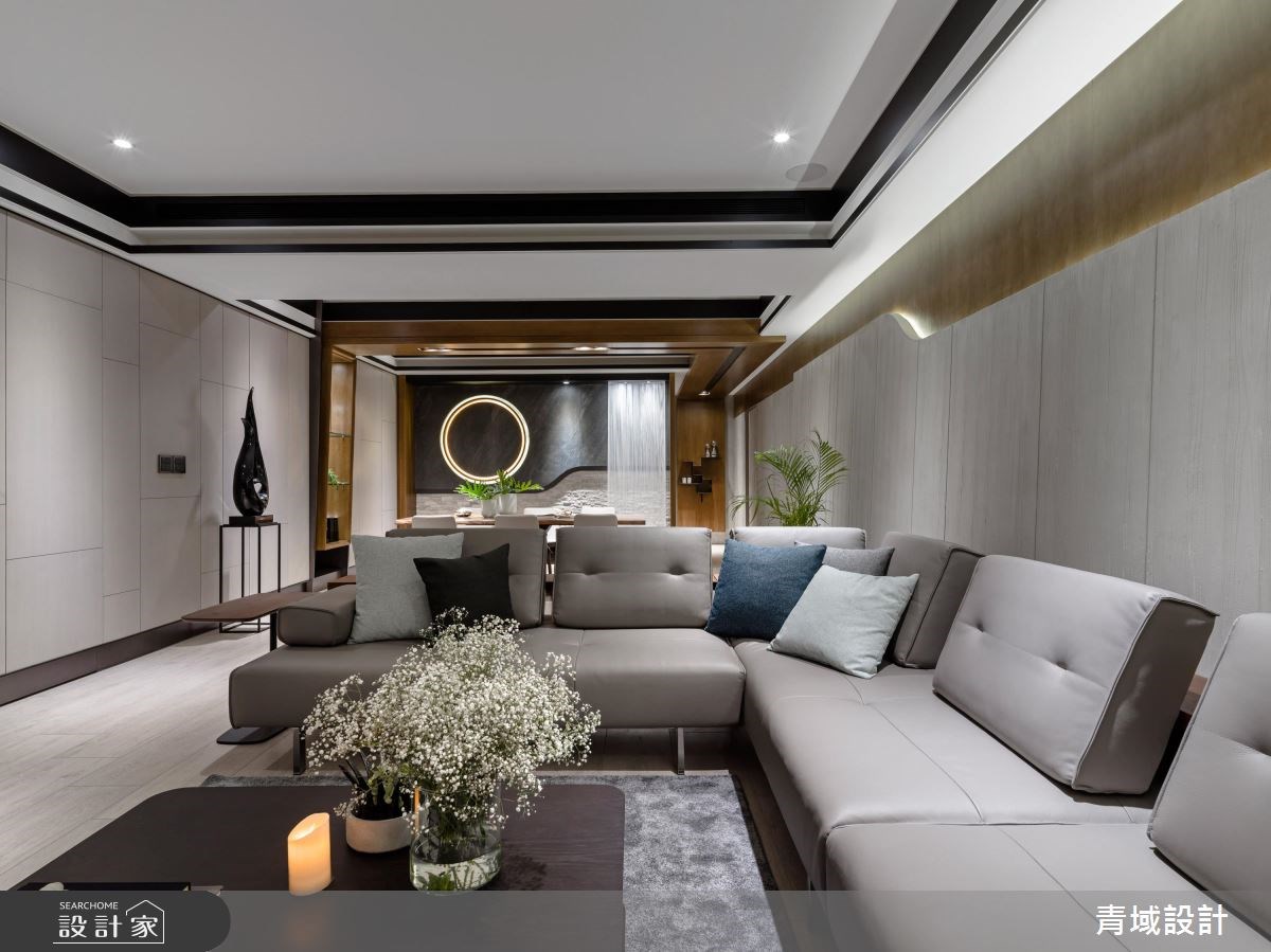 68坪新成屋(5年以下)＿混搭風客廳案例圖片＿青域設計有限公司＿青域_20之18