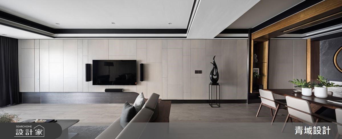 68坪新成屋(5年以下)＿混搭風客廳案例圖片＿青域設計有限公司＿青域_20之19