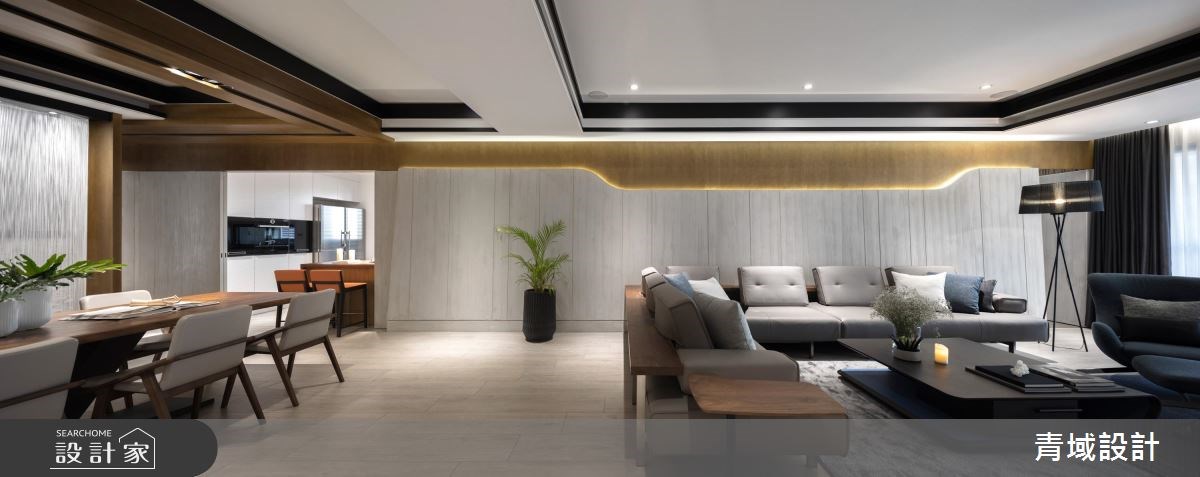 68坪新成屋(5年以下)＿混搭風客廳餐廳案例圖片＿青域設計有限公司＿青域_20之22