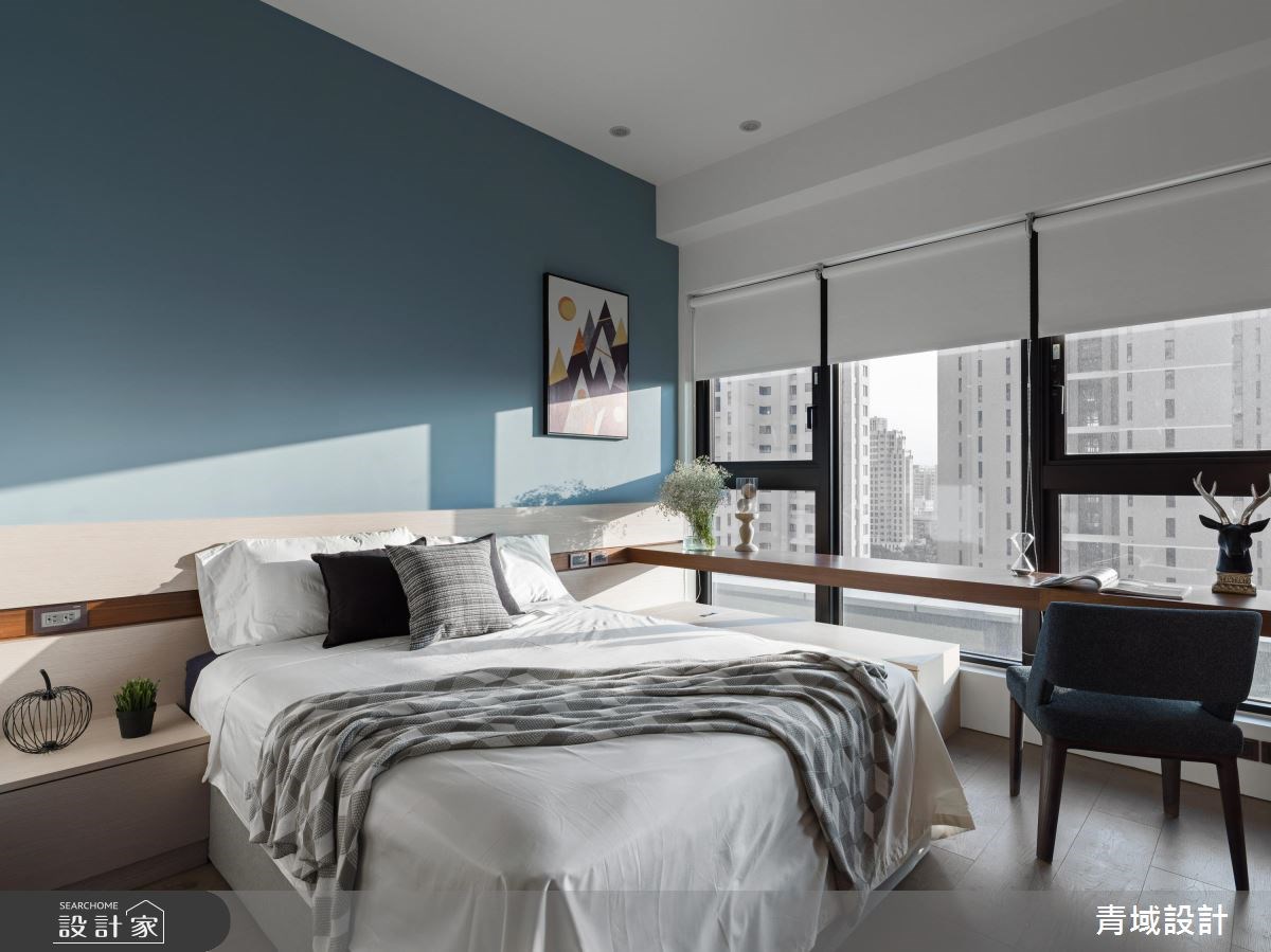 68坪新成屋(5年以下)＿混搭風臥室案例圖片＿青域設計有限公司＿青域_20之50