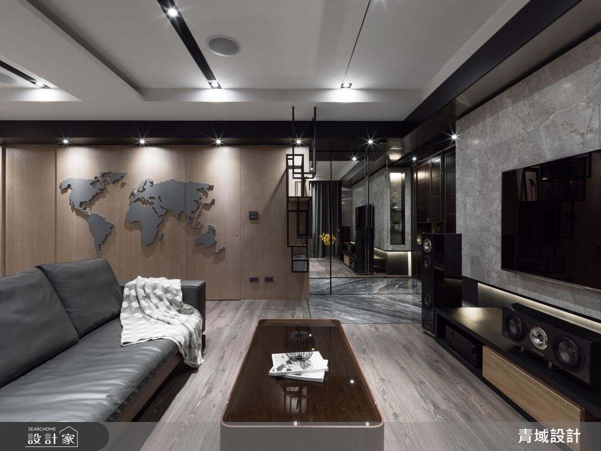 41坪新成屋(5年以下)＿現代風客廳案例圖片＿青域設計有限公司＿青域_21之1