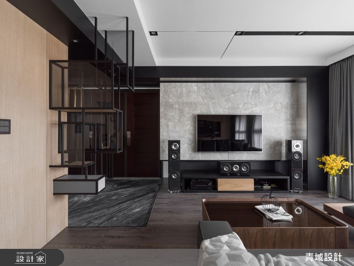 41坪新成屋(5年以下)＿現代風客廳案例圖片＿青域設計有限公司＿青域_21之4