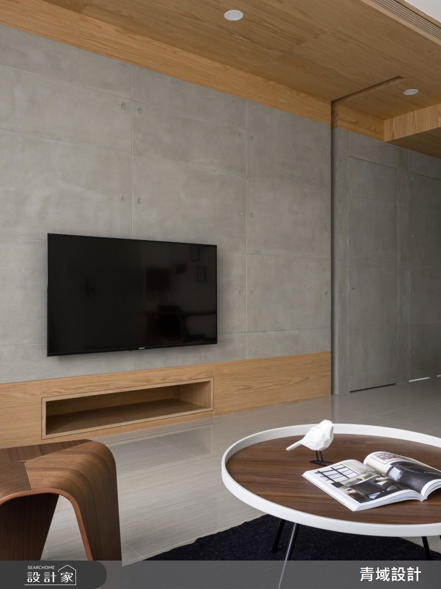 30坪新成屋(5年以下)＿簡約風客廳案例圖片＿青域設計有限公司＿青域_22之1
