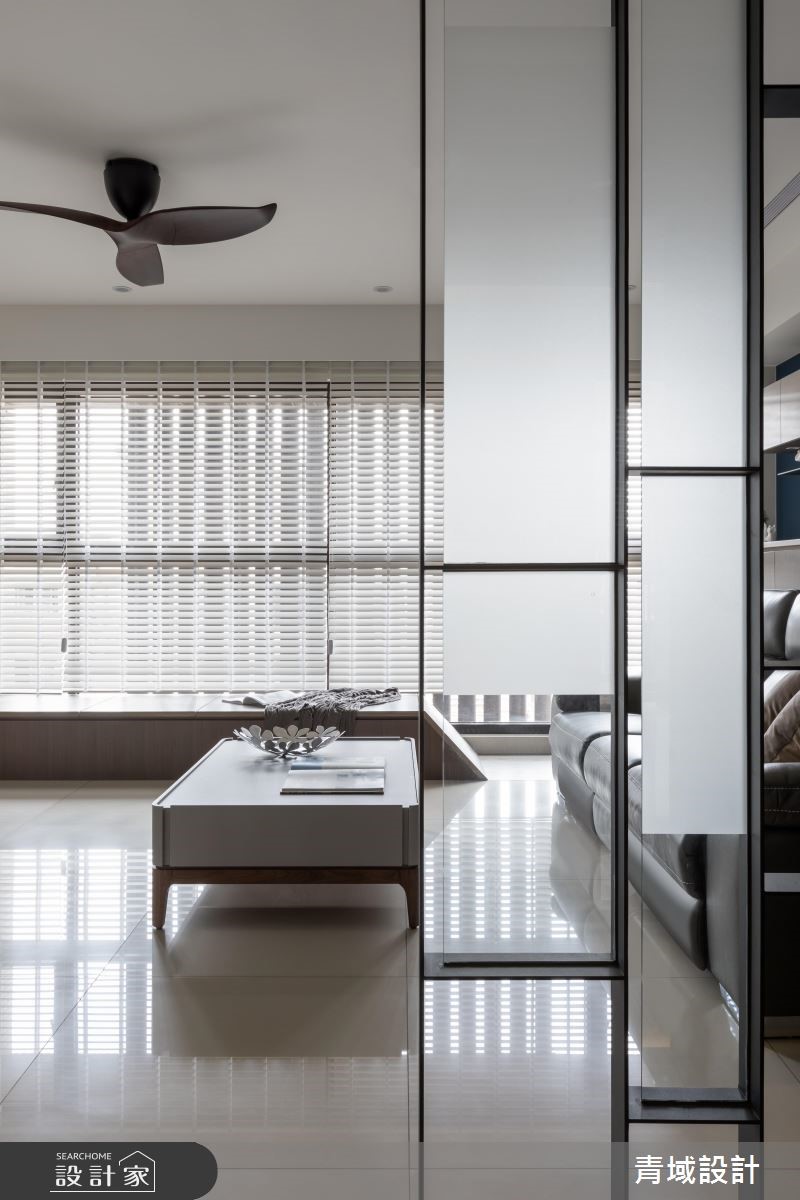 38坪新成屋(5年以下)＿現代風玄關客廳案例圖片＿青域設計有限公司＿青域_24之6