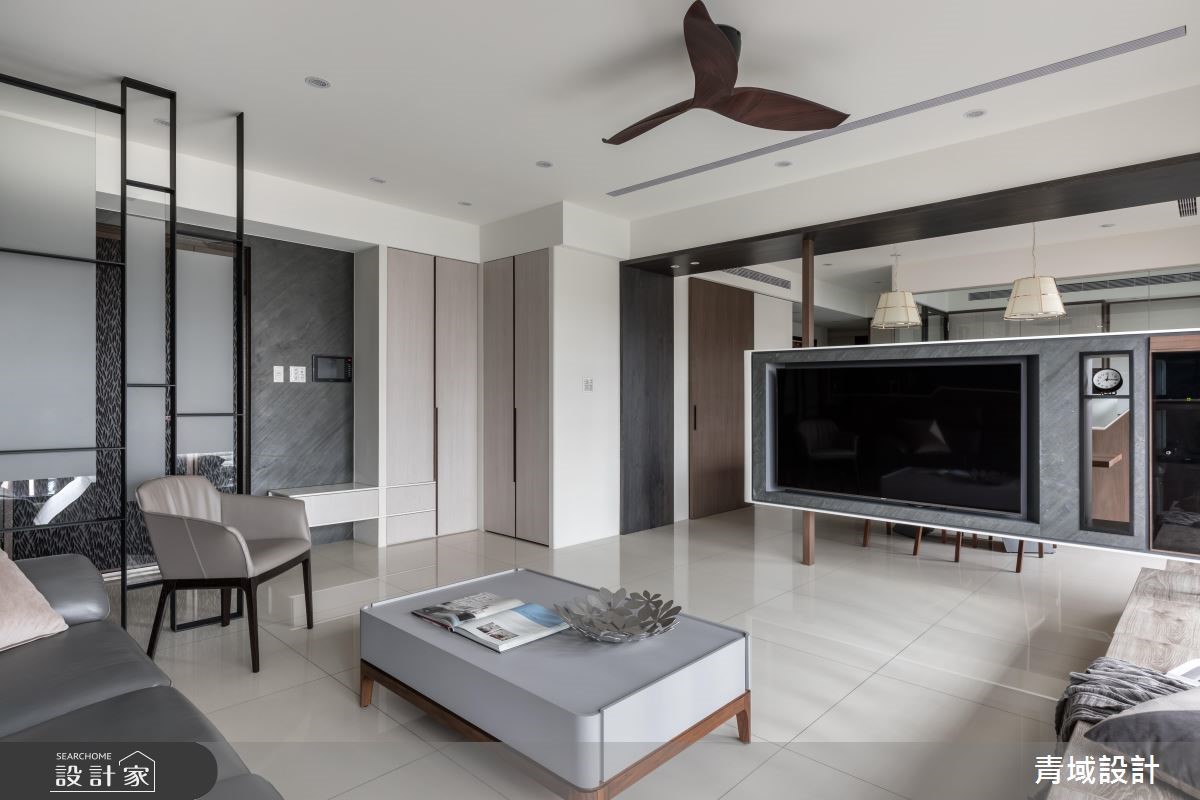 38坪新成屋(5年以下)＿現代風客廳案例圖片＿青域設計有限公司＿青域_24之7