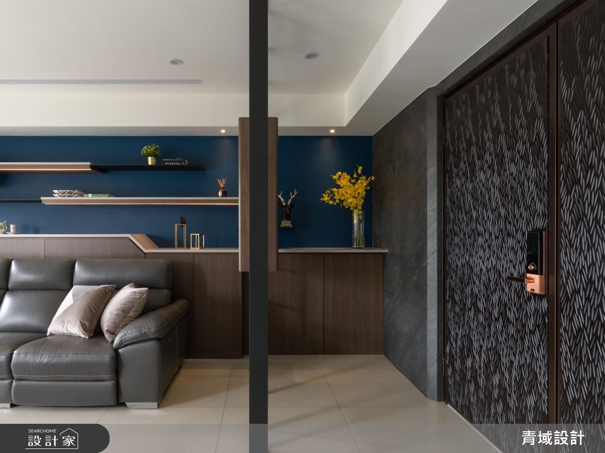 38坪新成屋(5年以下)＿現代風玄關客廳案例圖片＿青域設計有限公司＿青域_24之3