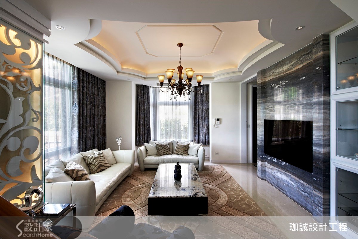 100坪中古屋(5~15年)＿新古典案例圖片＿台灣鎵酲設計工程(珈誠)/蘇州瑞鎮裝飾設計工程有限公司＿鎵酲(珈誠)_01之5