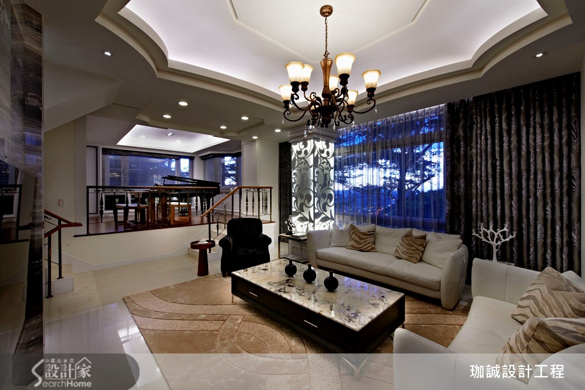 100坪中古屋(5~15年)＿新古典案例圖片＿台灣鎵酲設計工程(珈誠)/蘇州瑞鎮裝飾設計工程有限公司＿鎵酲(珈誠)_01之2