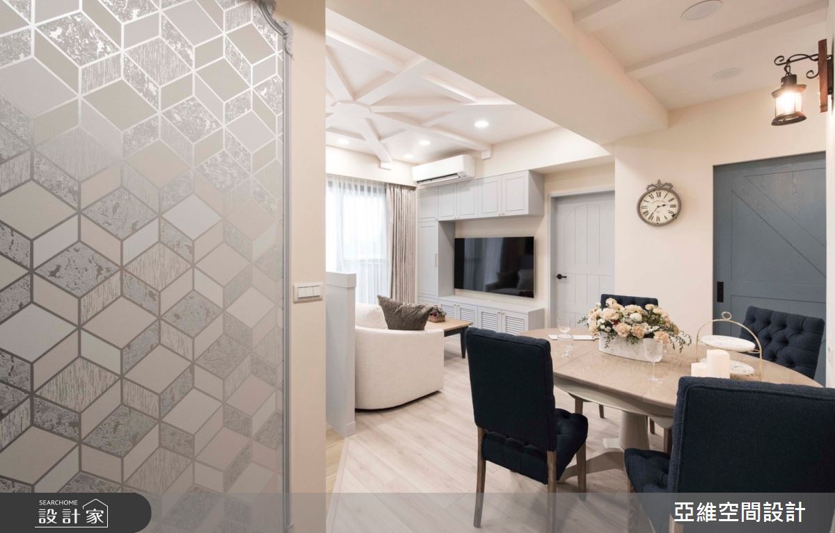 18坪新成屋(5年以下)＿鄉村風客廳餐廳案例圖片＿簡瑋琪空間設計有限公司＿簡瑋琪_瑞士鄉村之3