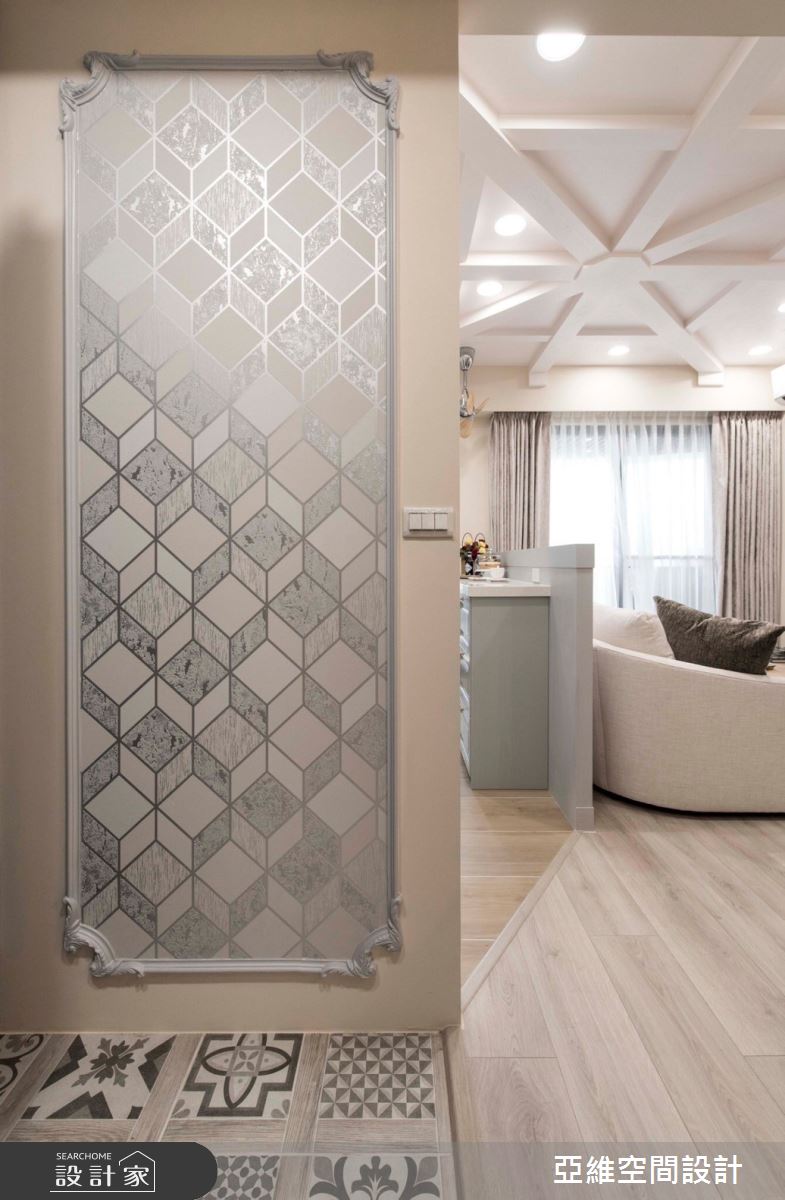 18坪新成屋(5年以下)＿鄉村風玄關案例圖片＿簡瑋琪空間設計有限公司＿簡瑋琪_瑞士鄉村之2