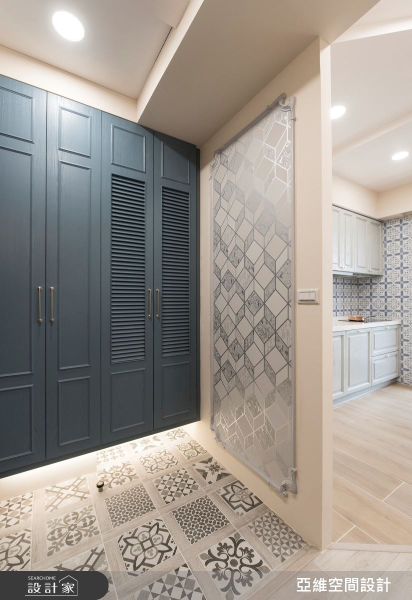 18坪新成屋(5年以下)＿鄉村風玄關案例圖片＿簡瑋琪空間設計有限公司＿簡瑋琪_瑞士鄉村之1