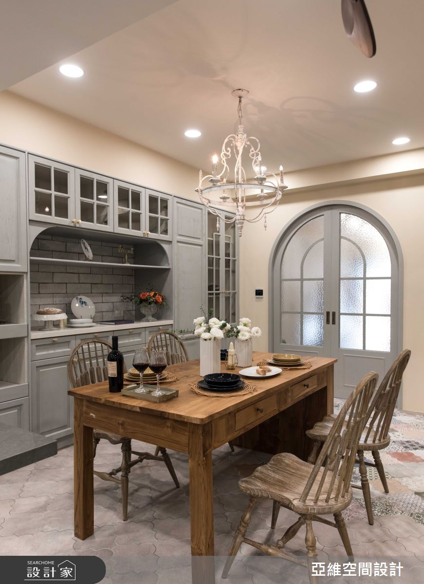 中古屋(5~15年)＿鄉村風餐廳案例圖片＿簡瑋琪空間設計有限公司＿簡瑋琪_琉光霏彩之9