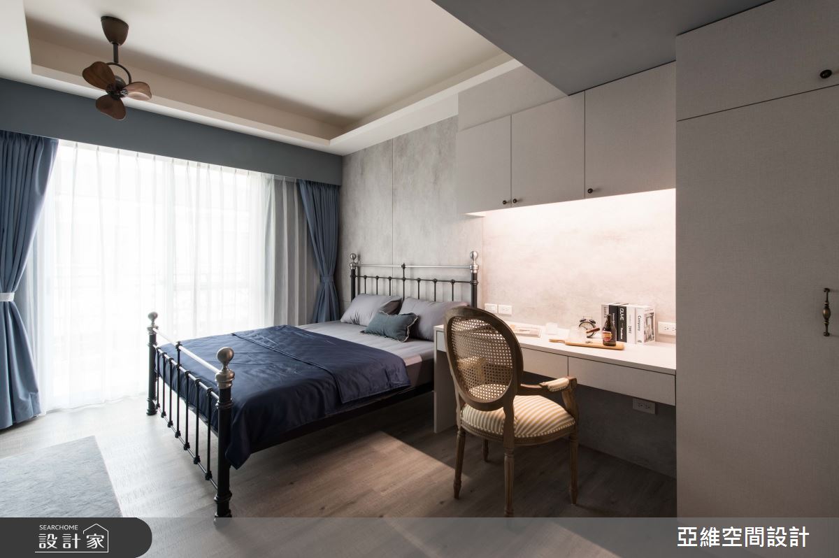 中古屋(5~15年)＿鄉村風客房案例圖片＿簡瑋琪空間設計有限公司＿簡瑋琪_琉光霏彩之14