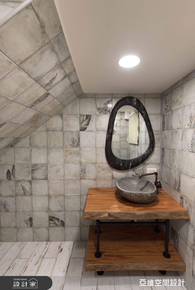中古屋(5~15年)＿鄉村風浴室案例圖片＿簡瑋琪空間設計有限公司＿簡瑋琪_琉光霏彩之15