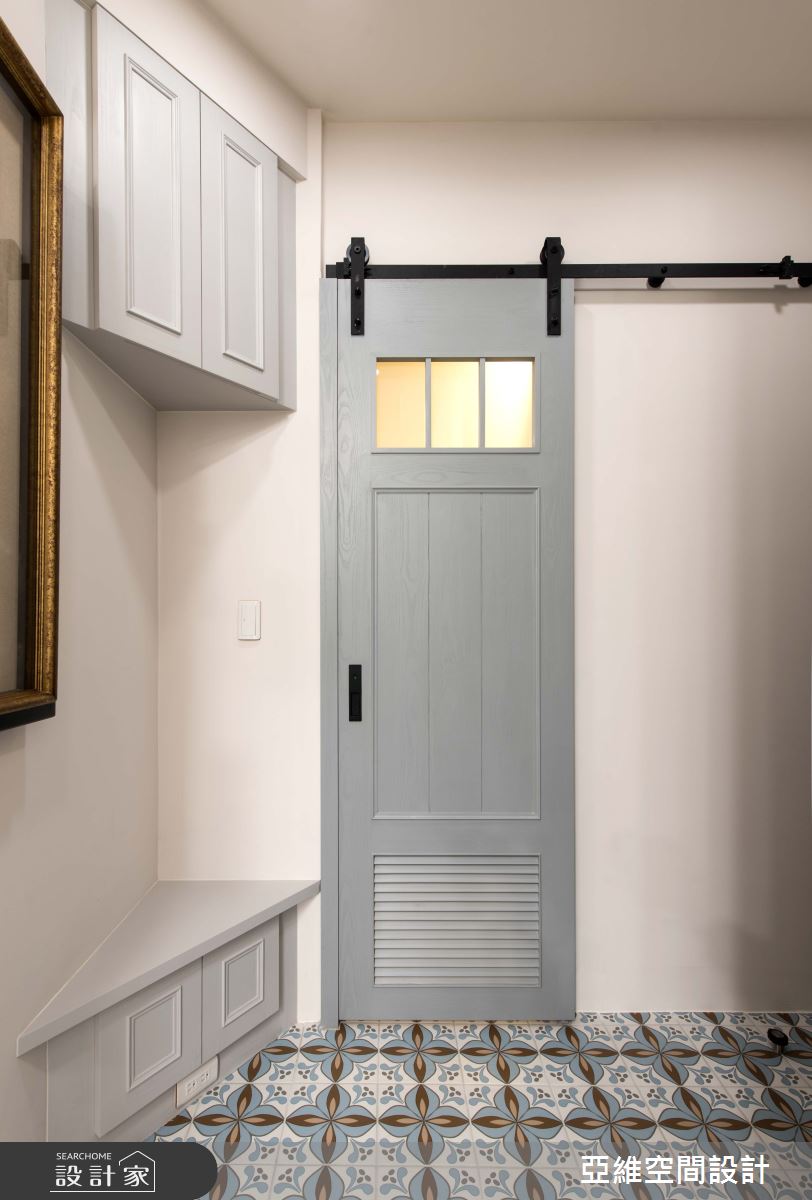 30坪新成屋(5年以下)＿美式風玄關案例圖片＿簡瑋琪空間設計有限公司＿簡瑋琪_霧灰之寓之6563