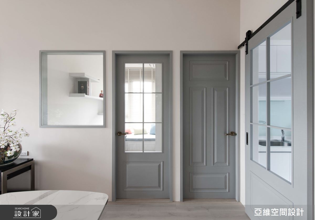 30坪新成屋(5年以下)＿美式風餐廳案例圖片＿簡瑋琪空間設計有限公司＿簡瑋琪_霧灰之寓之3