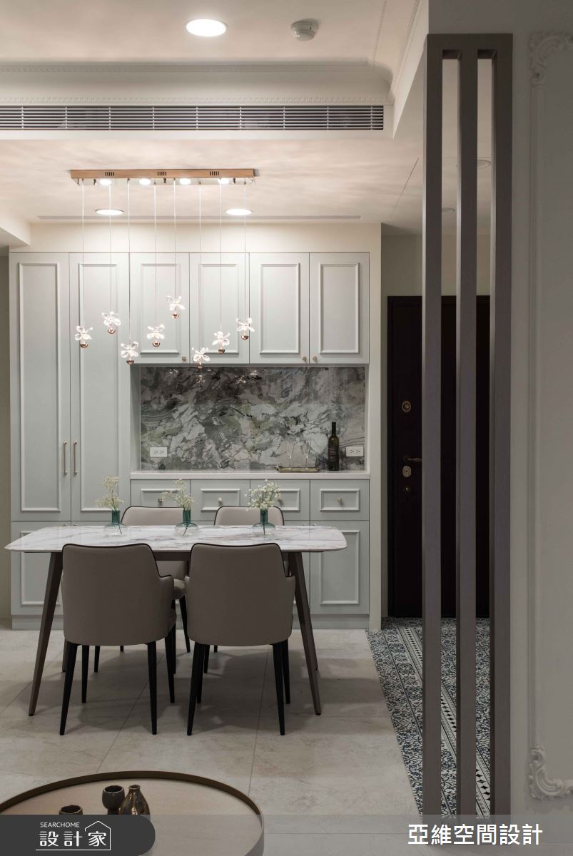 38坪老屋(16~30年)＿當代法式風玄關客廳餐廳案例圖片＿簡瑋琪空間設計有限公司＿簡瑋琪_京華之願之6