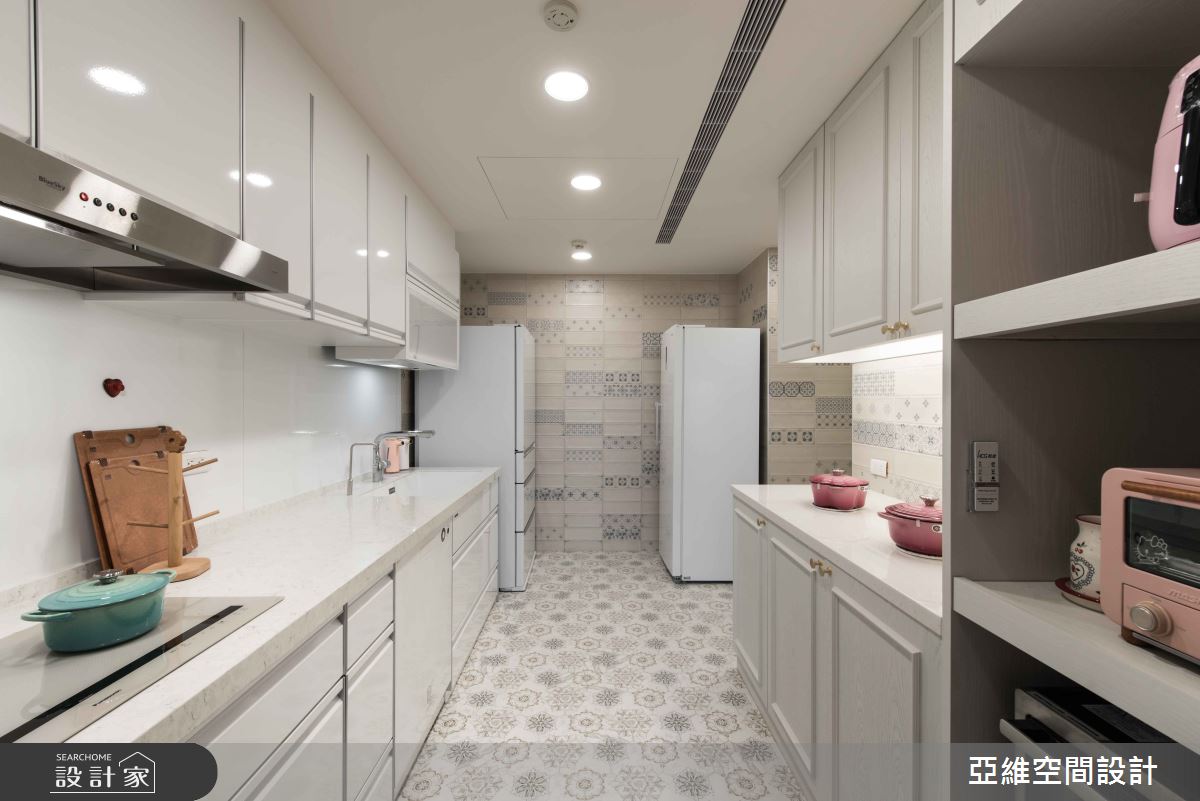 38坪老屋(16~30年)＿當代法式風廚房案例圖片＿簡瑋琪空間設計有限公司＿簡瑋琪_京華之願之7