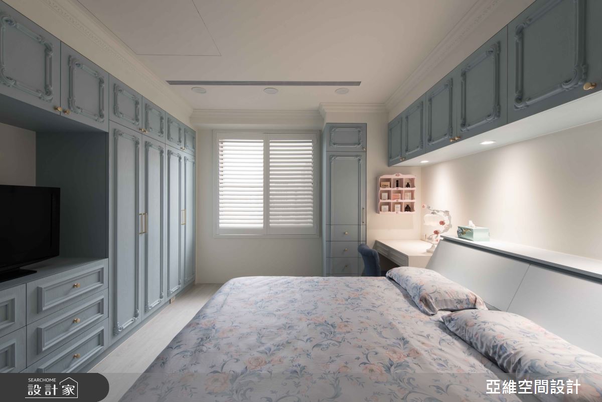 38坪老屋(16~30年)＿當代法式風臥室案例圖片＿簡瑋琪空間設計有限公司＿簡瑋琪_京華之願之14