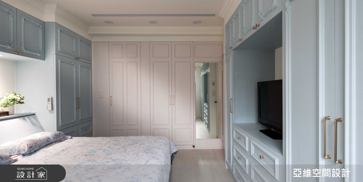 38坪老屋(16~30年)＿當代法式風臥室案例圖片＿簡瑋琪空間設計有限公司＿簡瑋琪_京華之願之15
