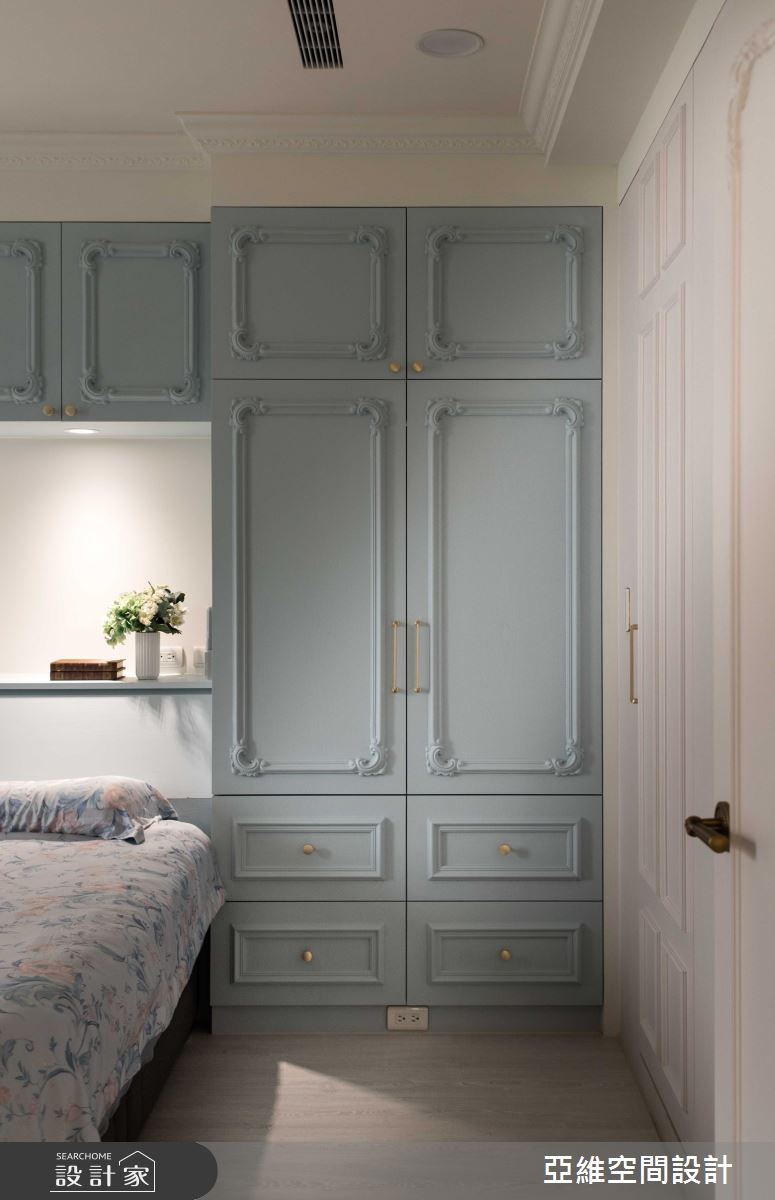 38坪老屋(16~30年)＿當代法式風臥室案例圖片＿簡瑋琪空間設計有限公司＿簡瑋琪_京華之願之12