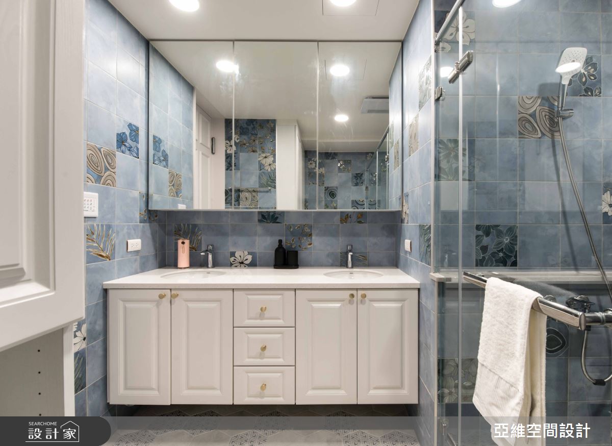 38坪老屋(16~30年)＿當代法式風浴室案例圖片＿簡瑋琪空間設計有限公司＿簡瑋琪_京華之願之16