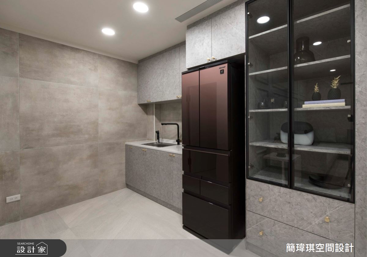 185坪毛胚屋＿當代法式風廚房案例圖片＿簡瑋琪空間設計有限公司＿簡瑋琪_60之30