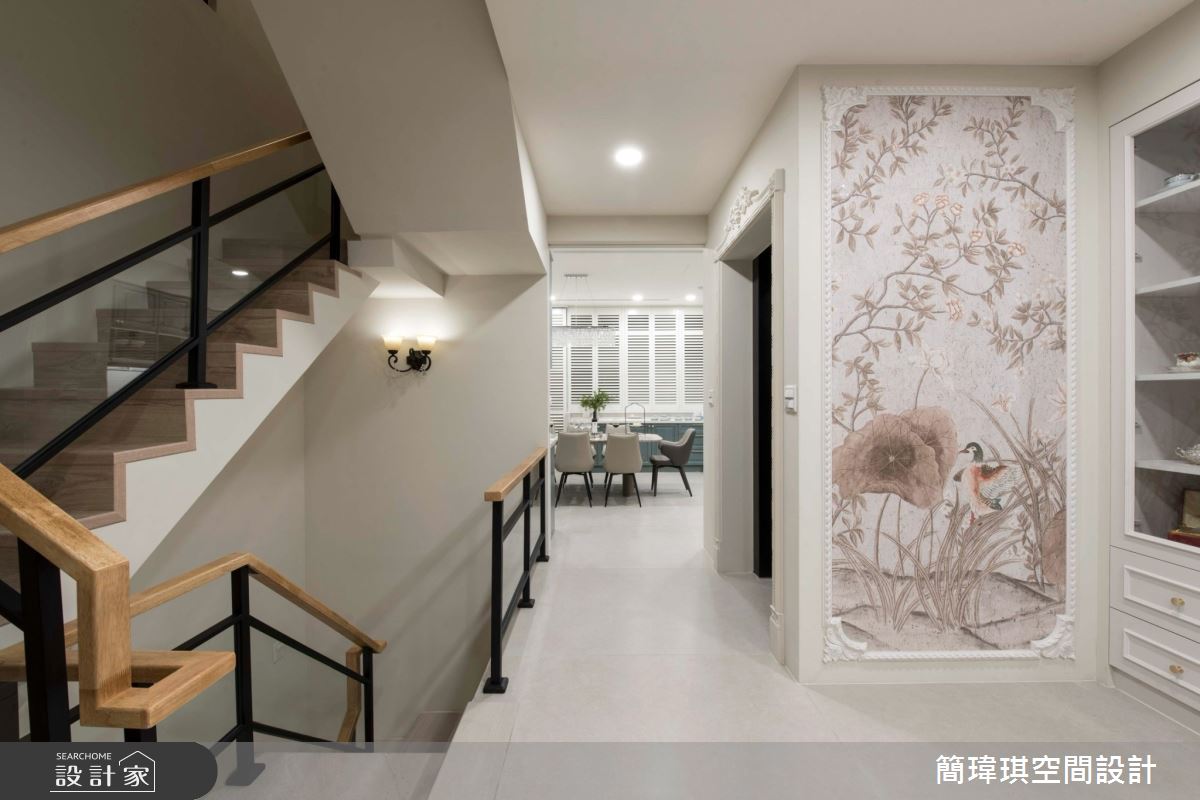 185坪毛胚屋＿當代法式風餐廳樓梯案例圖片＿簡瑋琪空間設計有限公司＿簡瑋琪_60之10
